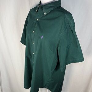 Ralph Lauren Blue Label Dark Green Button Down Shirt